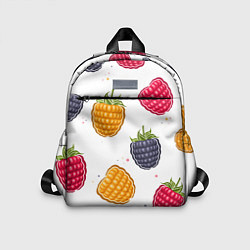 Детский рюкзак Разноцветная малина, цвет: 3D-принт