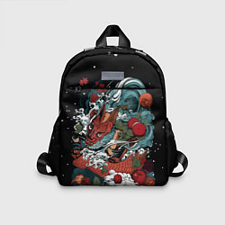 Детский рюкзак Водный дракон, цвет: 3D-принт