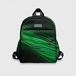 Детский рюкзак Green neon lines