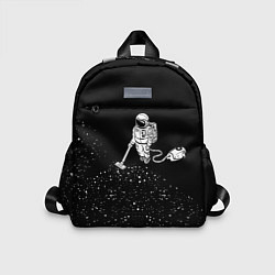Детский рюкзак Космонавт пылесосит звезды, цвет: 3D-принт