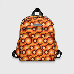 Детский рюкзак Терто текстура с кругами, цвет: 3D-принт