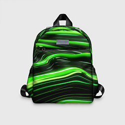 Детский рюкзак Зеленые объемные элементы