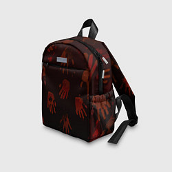 Детский рюкзак Кровавые ладони, цвет: 3D-принт — фото 2