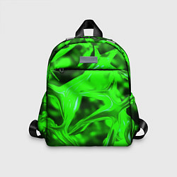 Детский рюкзак Зелёная кислотная неоновая коалесценция