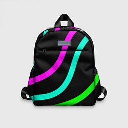 Детский рюкзак Абстракция три полосы, цвет: 3D-принт