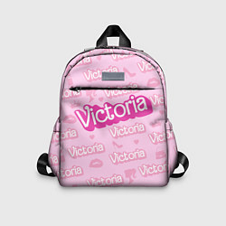 Детский рюкзак Виктория - паттерн Барби розовый