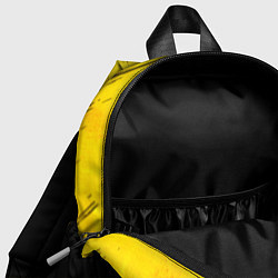 Детский рюкзак Assassins Creed - gold gradient: надпись, символ, цвет: 3D-принт — фото 2