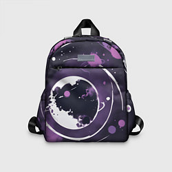 Детский рюкзак Фиолетовый космос - нейросеть, цвет: 3D-принт
