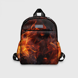 Детский рюкзак Огонь и искры, цвет: 3D-принт