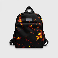 Детский рюкзак Разлетающиеся искры пламени, цвет: 3D-принт