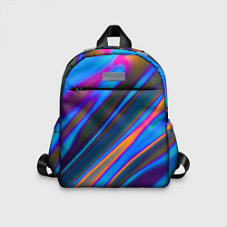 Детский рюкзак Глитч галограмма радужная, цвет: 3D-принт
