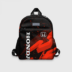 Детский рюкзак Honda - красная абстракция