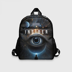 Детский рюкзак Инсайдер и всевидящее око на фоне звездного космос