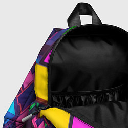 Детский рюкзак Пространство с кубами, цвет: 3D-принт — фото 2