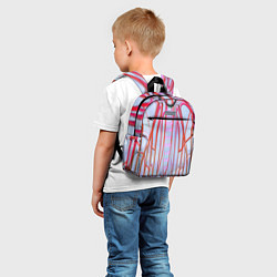 Детский рюкзак Розовые прожилки, цвет: 3D-принт — фото 2