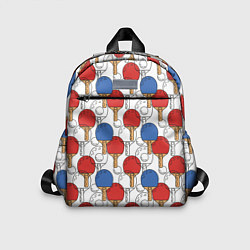 Детский рюкзак Настольный теннис - ракетки, цвет: 3D-принт
