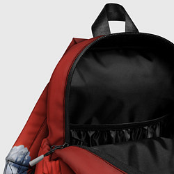 Детский рюкзак Девушка в красной униформе, цвет: 3D-принт — фото 2