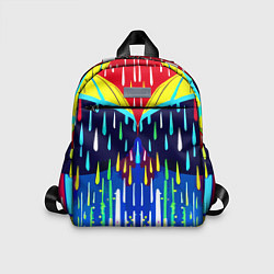 Детский рюкзак Два зонтика под дождём - нейросеть