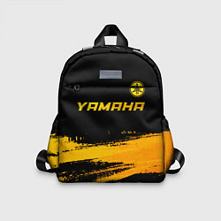 Детский рюкзак Yamaha - gold gradient: символ сверху, цвет: 3D-принт