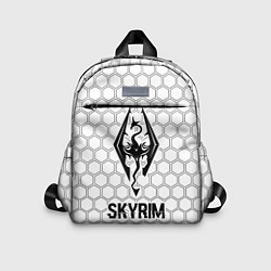 Детский рюкзак Skyrim glitch на светлом фоне, цвет: 3D-принт