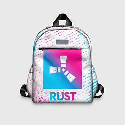 Детский рюкзак Rust neon gradient style, цвет: 3D-принт