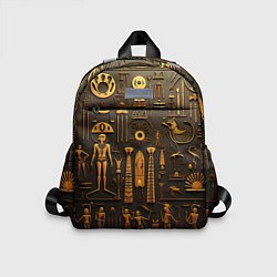 Детский рюкзак Арт в стиле египетских письмен, цвет: 3D-принт