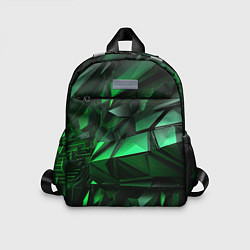 Детский рюкзак Green abstract, цвет: 3D-принт