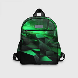 Детский рюкзак Зеленые квадратные плиты