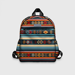 Детский рюкзак Этнический орнамент в горизонтальную полоску