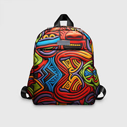Детский рюкзак Разноцветный узор в стиле абстракционизм