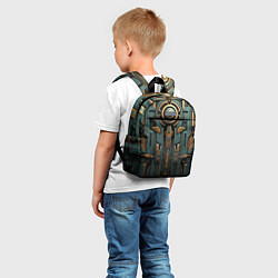 Детский рюкзак Абстрактный узор в египетском стиле, цвет: 3D-принт — фото 2
