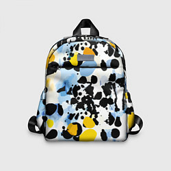 Детский рюкзак Красочный абстрактный паттерн - поп-арт, цвет: 3D-принт