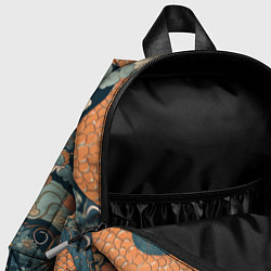 Детский рюкзак Дракон с усами, цвет: 3D-принт — фото 2