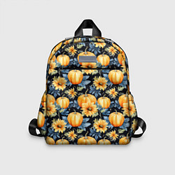 Детский рюкзак Паттерн тыквы и цветы