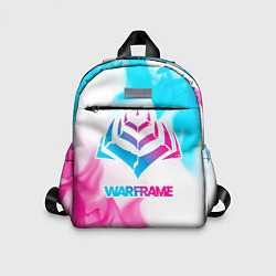 Детский рюкзак Warframe neon gradient style, цвет: 3D-принт