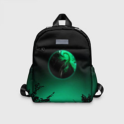 Детский рюкзак Неоновая зеленая луна