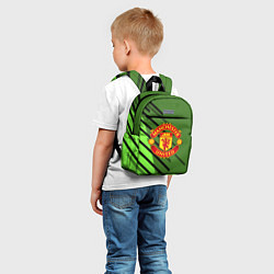 Детский рюкзак ФК Манчестер Юнайтед спорт, цвет: 3D-принт — фото 2