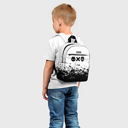 Детский рюкзак Любовь смерь и роботы, цвет: 3D-принт — фото 2