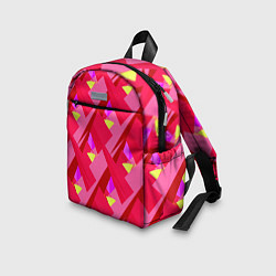 Детский рюкзак Красные плоскости, цвет: 3D-принт — фото 2