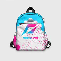 Детский рюкзак Need for Speed neon gradient style, цвет: 3D-принт