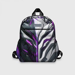 Детский рюкзак Броня адская и райская фиолетовая, цвет: 3D-принт