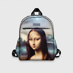 Детский рюкзак Нейросеть - азиатская Мона Лиза
