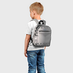 Детский рюкзак Стальные листы, цвет: 3D-принт — фото 2