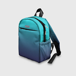 Детский рюкзак Подводный градиент, цвет: 3D-принт — фото 2