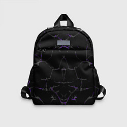 Детский рюкзак Фиолетовые трещины, цвет: 3D-принт