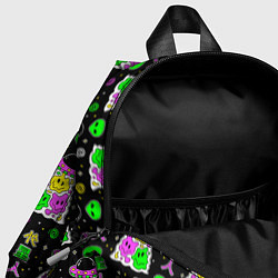 Детский рюкзак Цветные инопланетные существа, цвет: 3D-принт — фото 2
