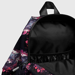 Детский рюкзак Паттерн с волками и сердечками, цвет: 3D-принт — фото 2