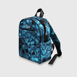 Детский рюкзак Синее стекло, цвет: 3D-принт — фото 2