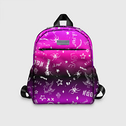 Детский рюкзак Тату Лил Пипа на фиолетовом, цвет: 3D-принт