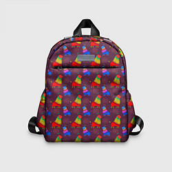 Детский рюкзак Разноцветное животное, цвет: 3D-принт